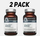 Kinoko Platinum AHCC® Immune Support Supplement – 2 Pack – 60 Vegicaps 750mg Each – Quality of Life