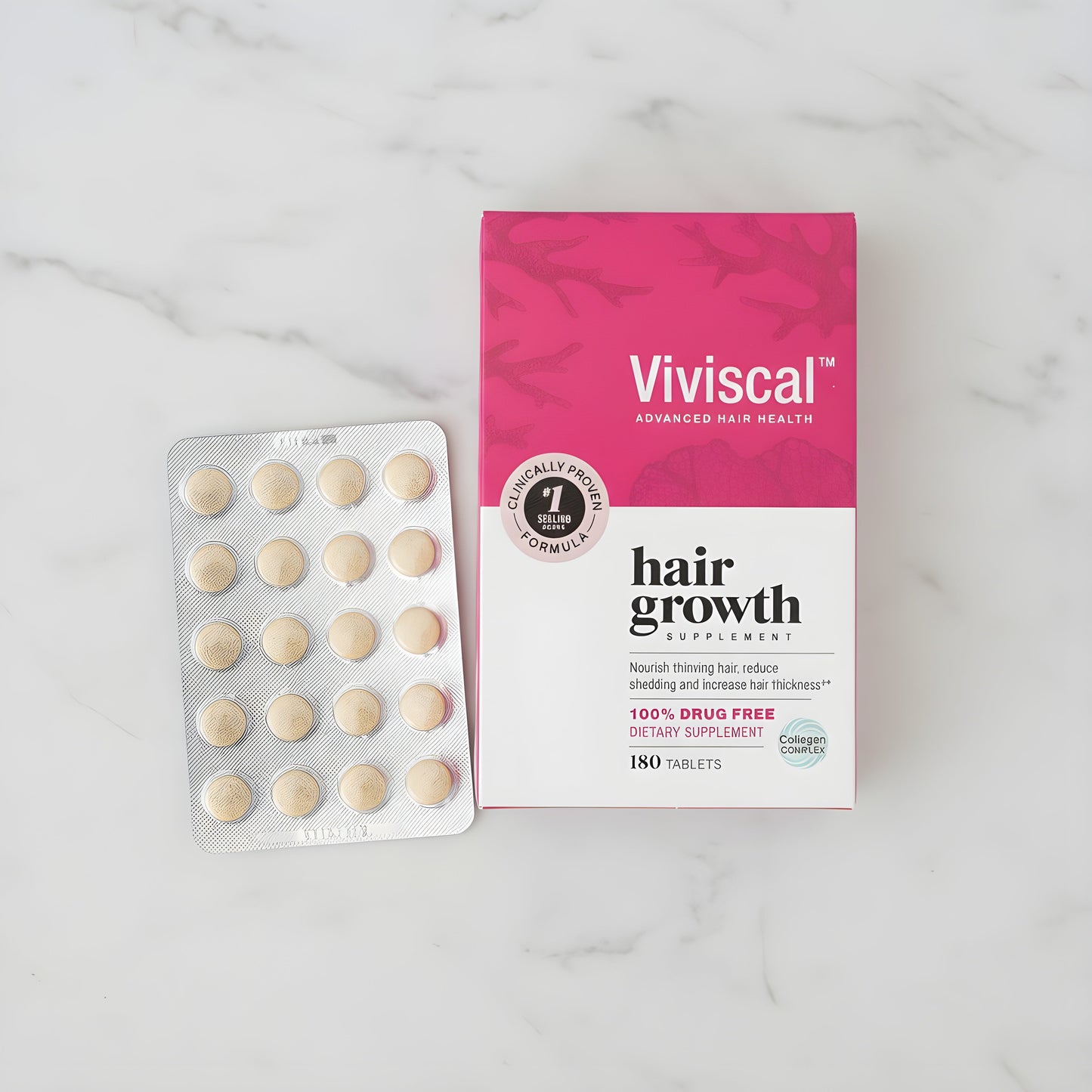 Viviscal Professional Hair Growth Supplement for Women – 180 Tablets