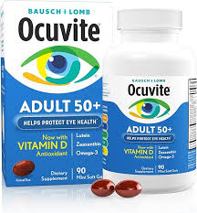 Bausch + Lomb Ocuvite Adult 50+ Eye Vitamin & Mineral Supplement – 150 Softgels