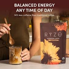Ryze Mushroom Coffee Ritual | Focus & Energy Blend | 6.35 oz (30 Servings)
