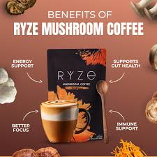 Ryze Mushroom Coffee Ritual | Focus & Energy Blend | 6.35 oz (30 Servings)