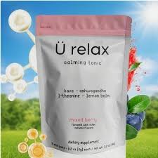 U Relax Anti-Anxiety & Calming Drink Mix | Mixed Berry - 15 Pack