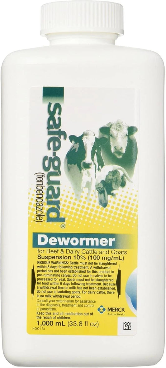 Safe-Guard Dewormer Suspension for Cattle & Sheep – Effective Anthelmintic Solution
