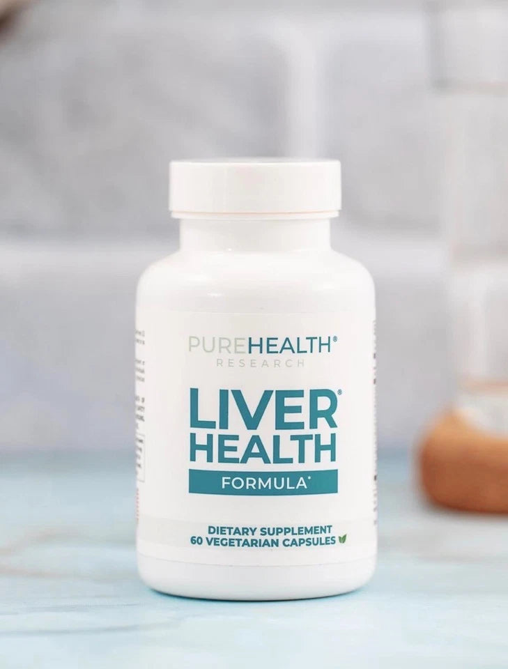 Pure Health Research Liver Support & Detox Vitamins – 60 Capsules